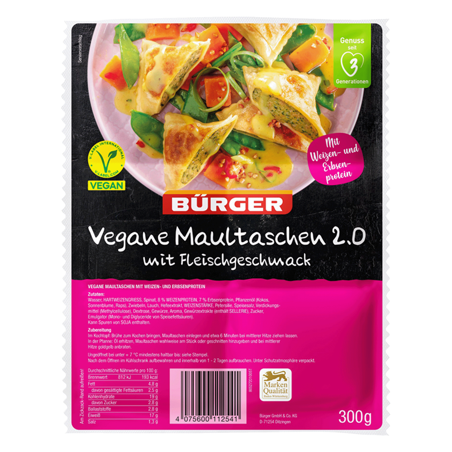 Vegan Dumplings 2.0, 300g