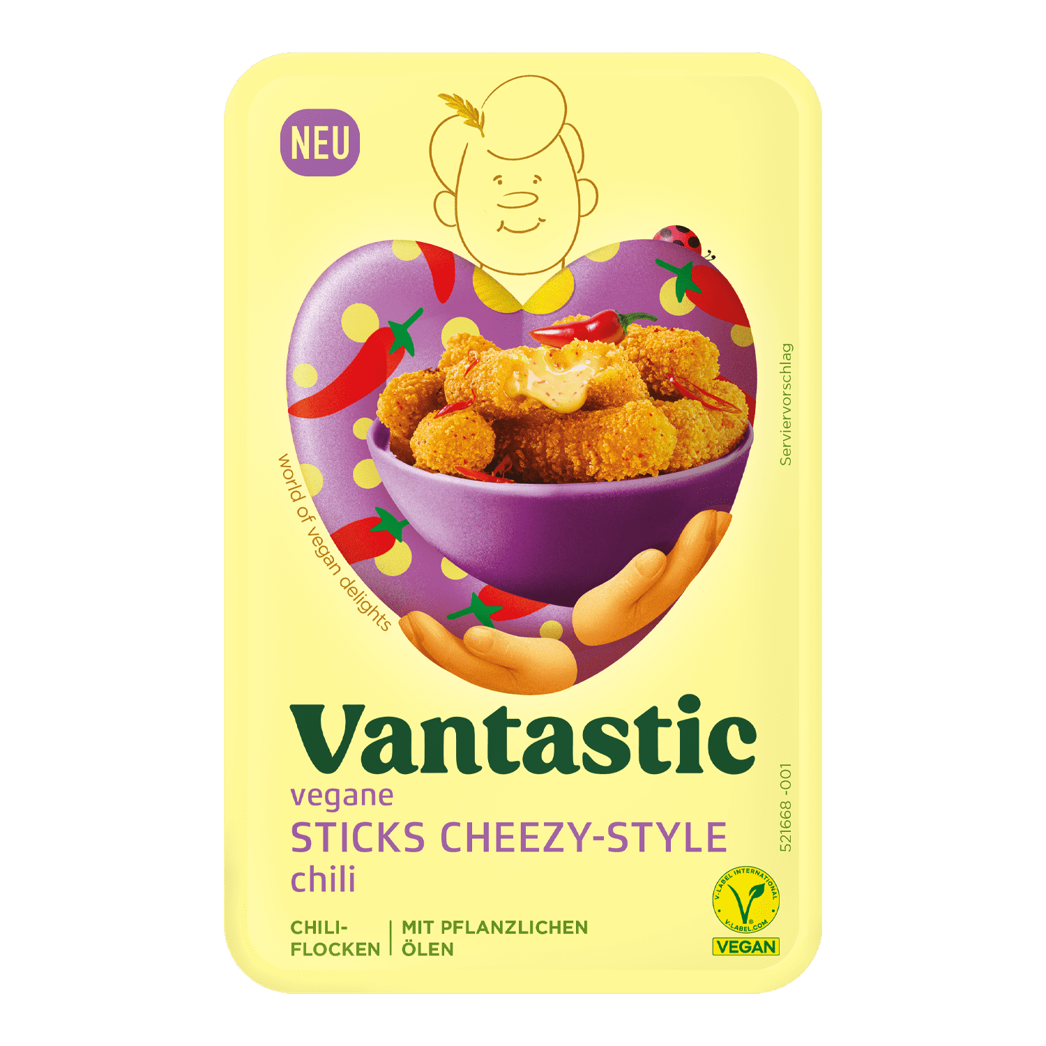 Vegane Sticks Cheezy-Style Chili, 150g