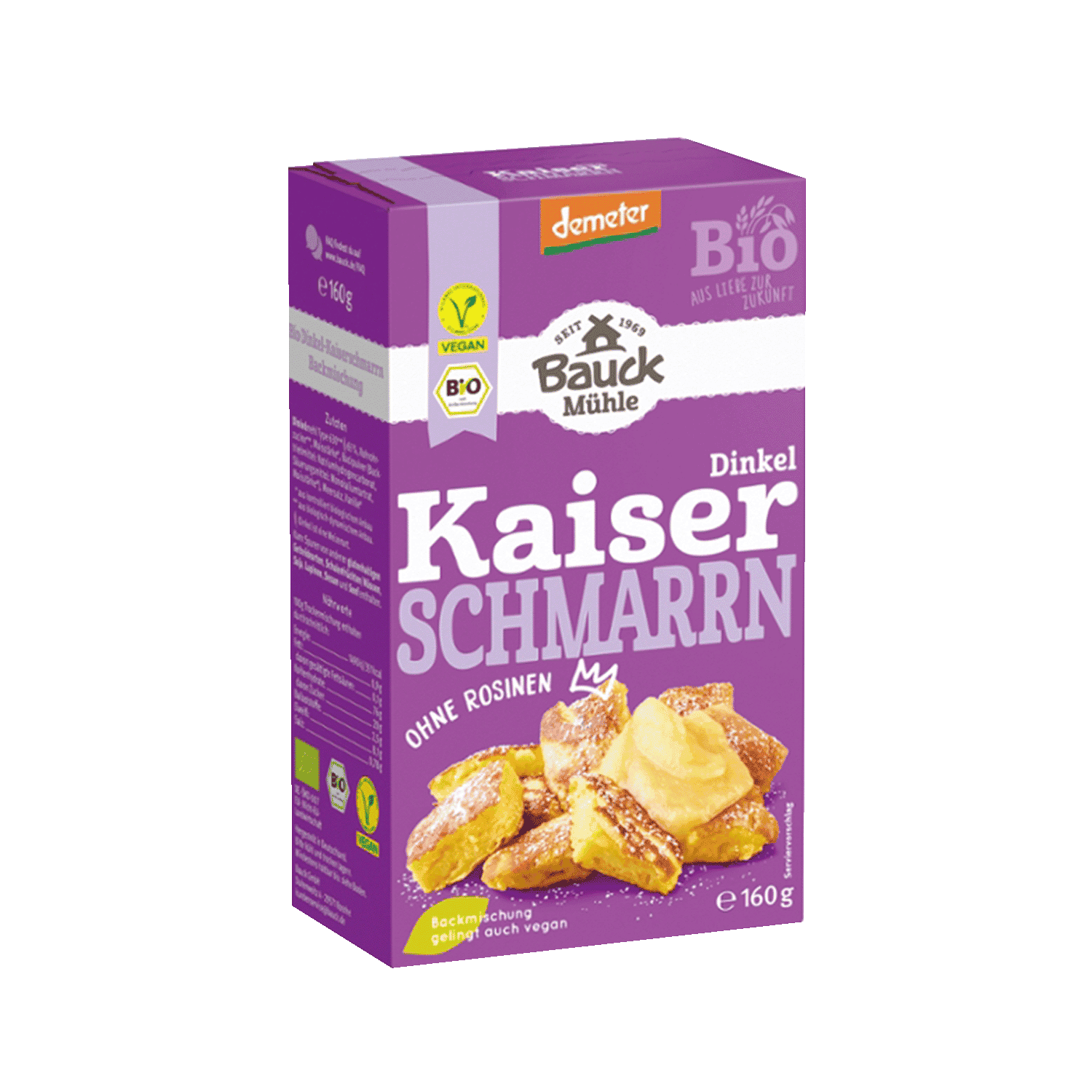 Dinkel Kaiserschmarrn Backmischung, BIO, 160g