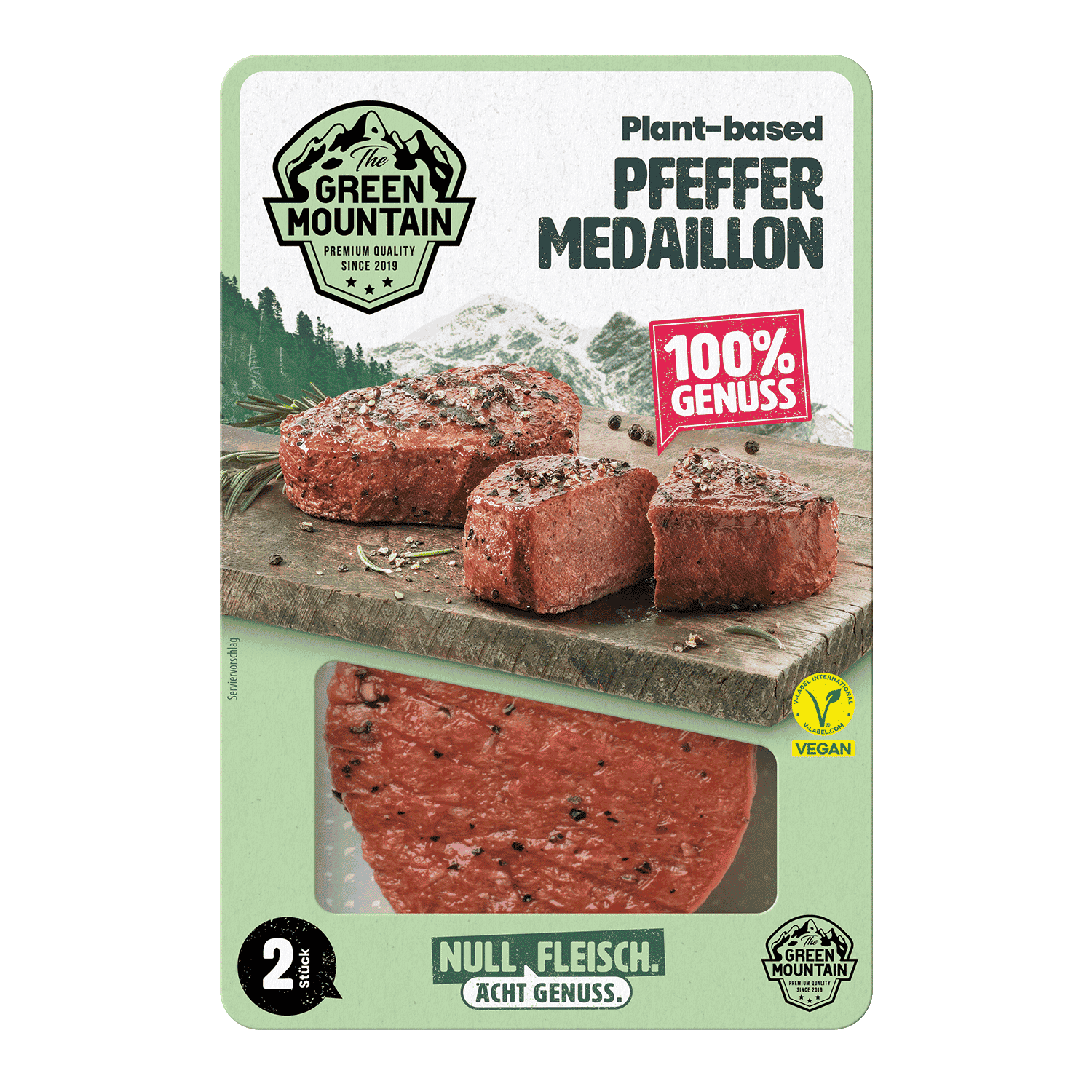 Veganes Plant-Based Pfeffer Medaillon, 210g