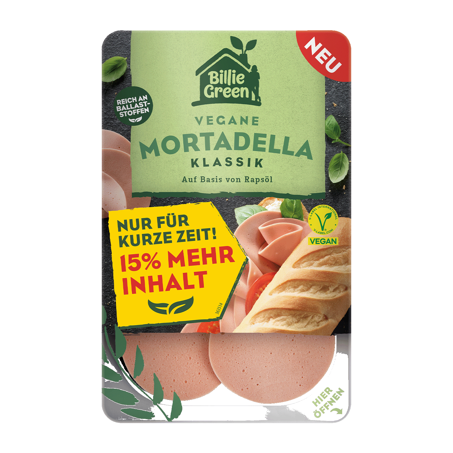 Vegane Mortadella Klassik, 92g