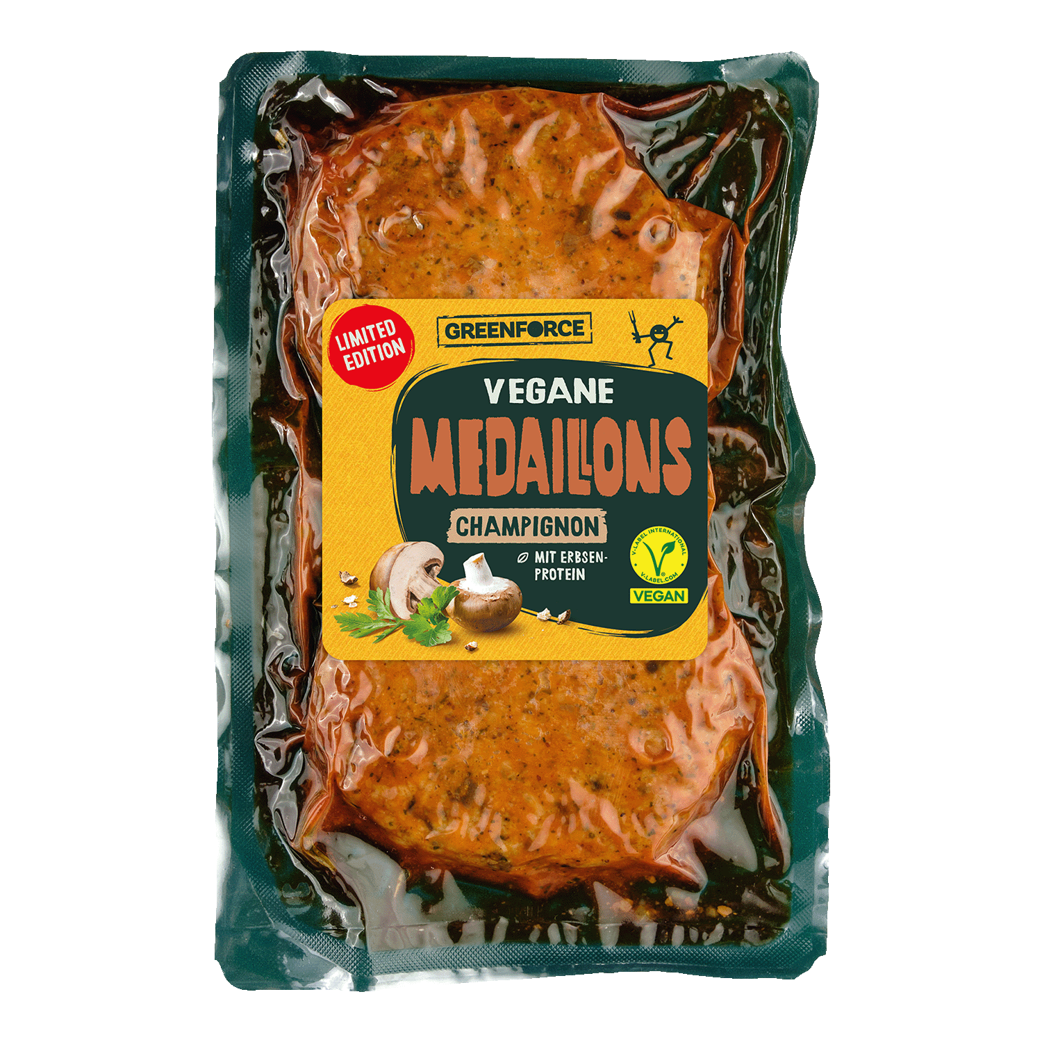 Vegane Medaillons Champignon, 180g