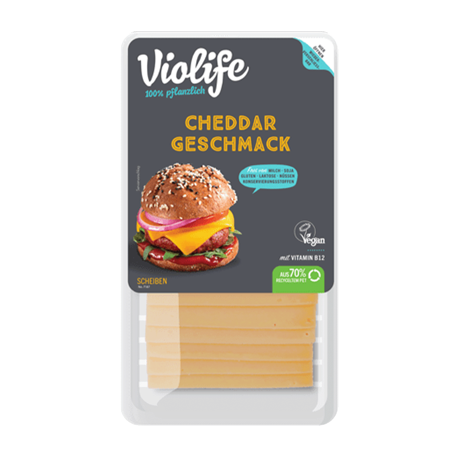 Slices With Cheddar Flavour, 140g