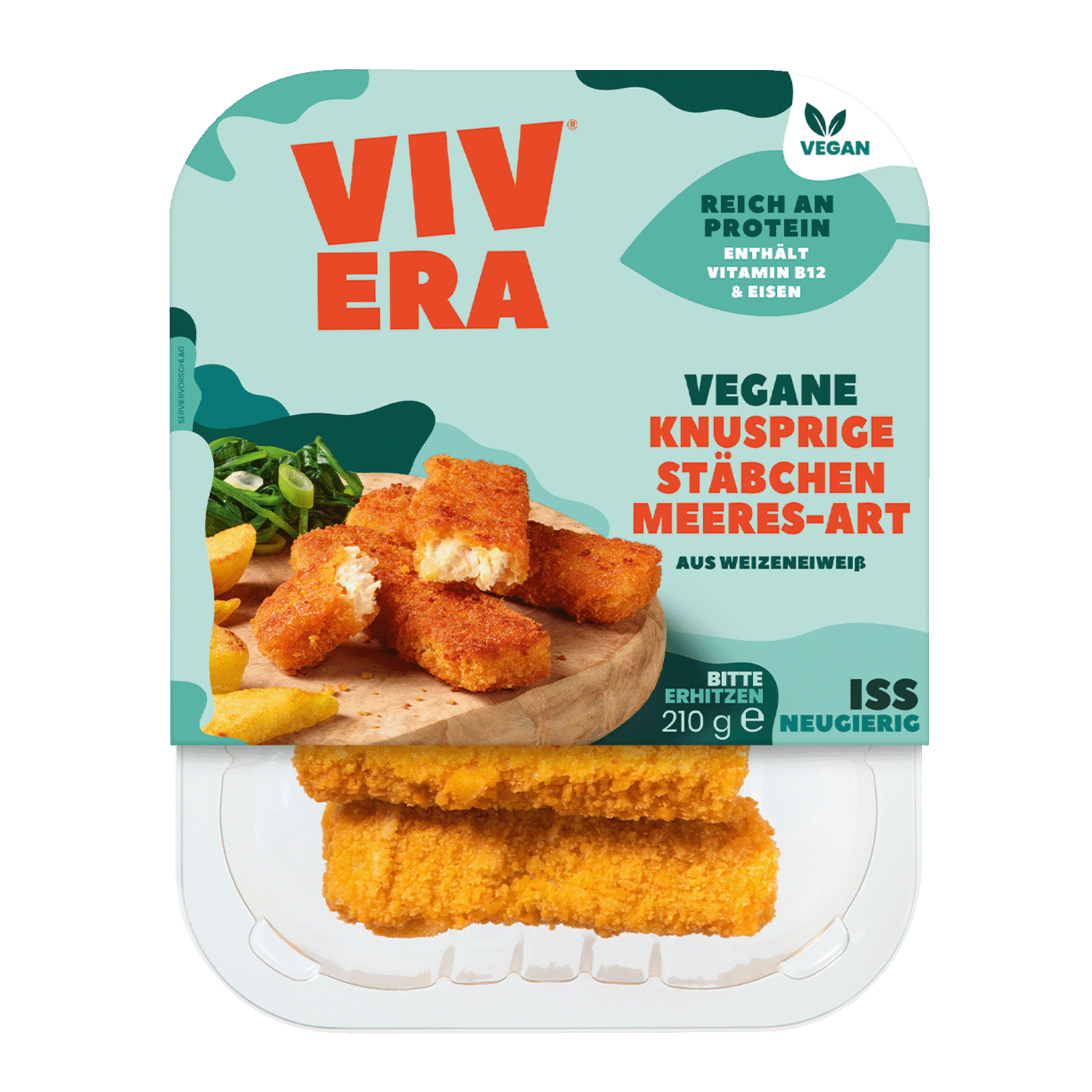 Vegane Knusprige Stäbchen Meeres-Art, 210g