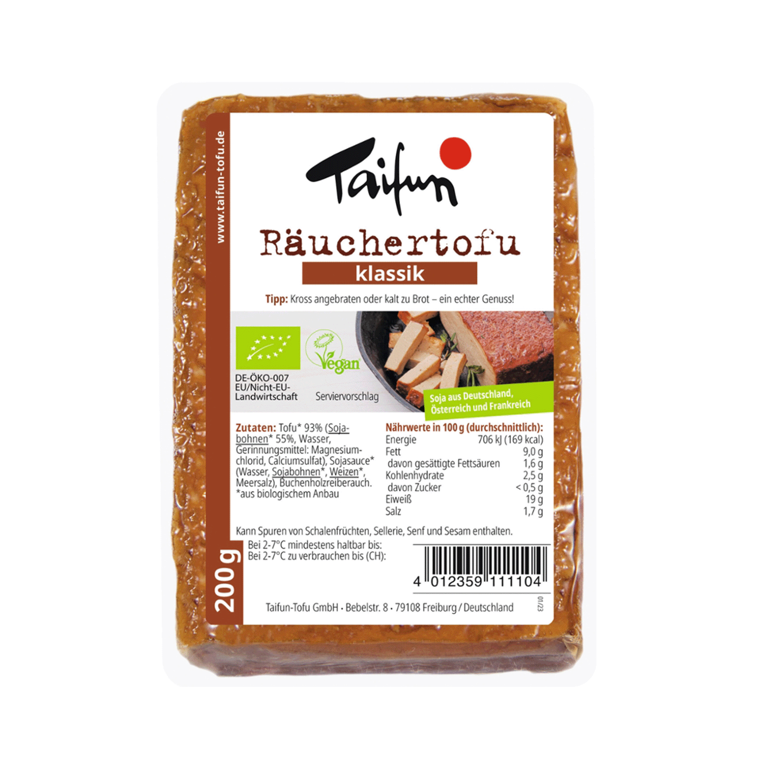 Räuchertofu Klassik, BIO, 200g