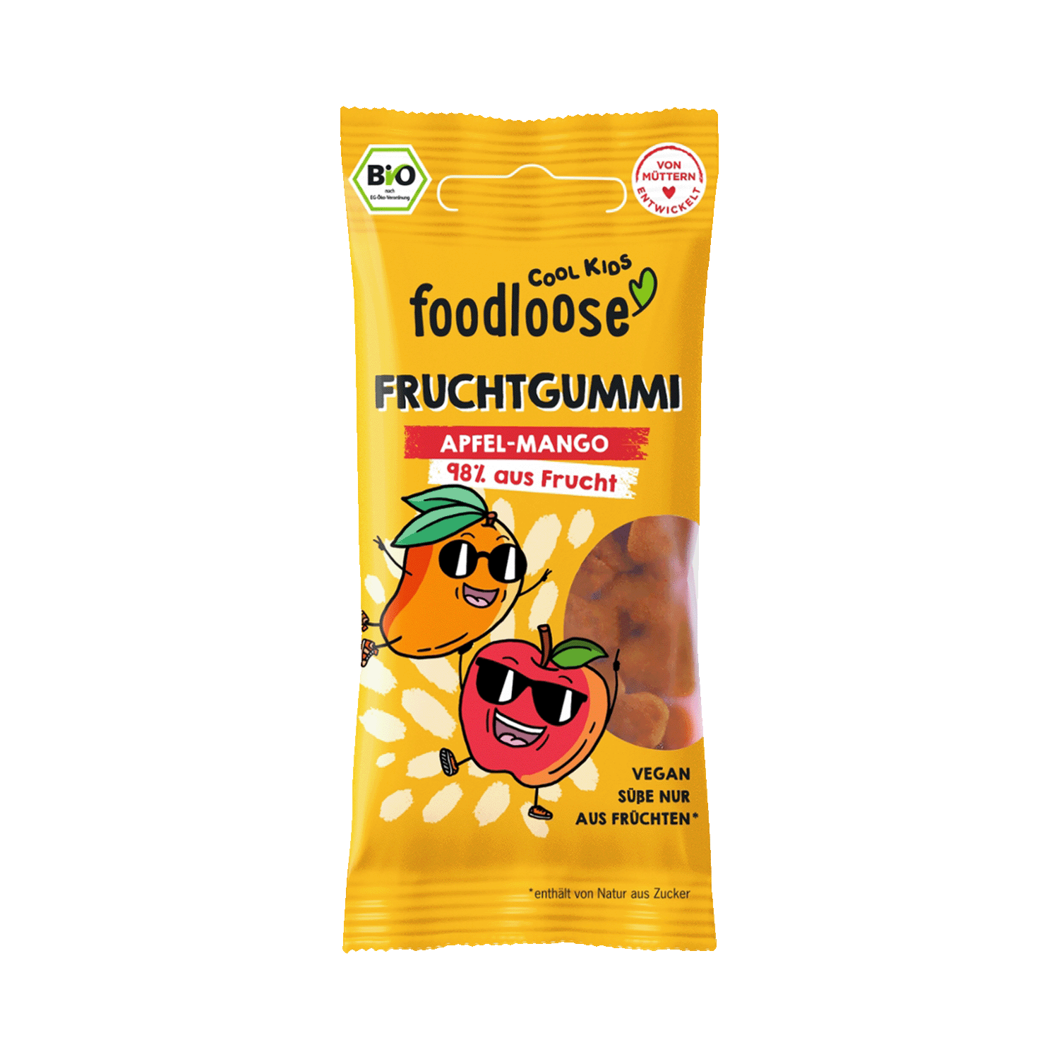 Fruchtgummi Apfel-Mango, BIO, 30g