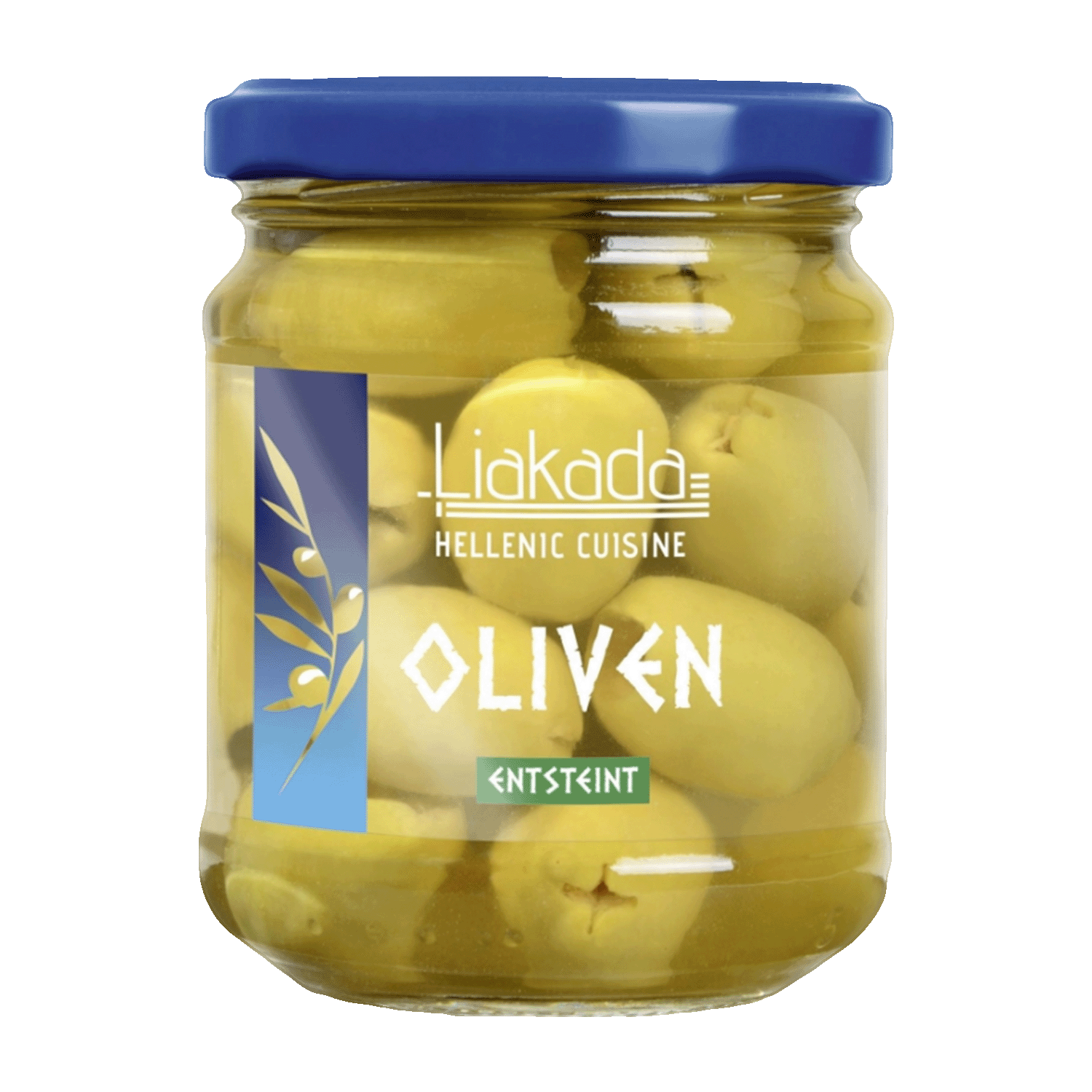 Grüne Oliven entsteint, 180g