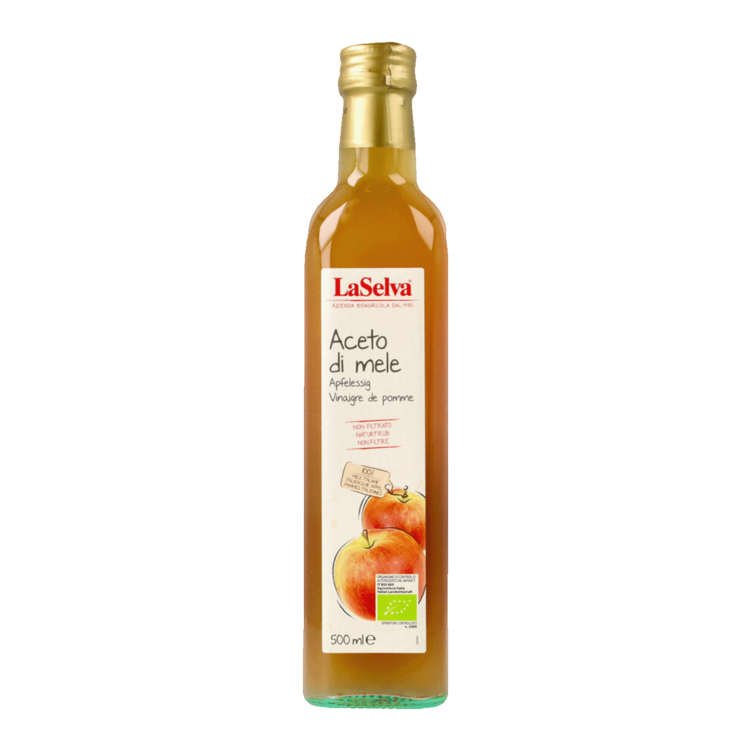 LaSelva Aceto di mele Apfelessig, BIO, 500ml