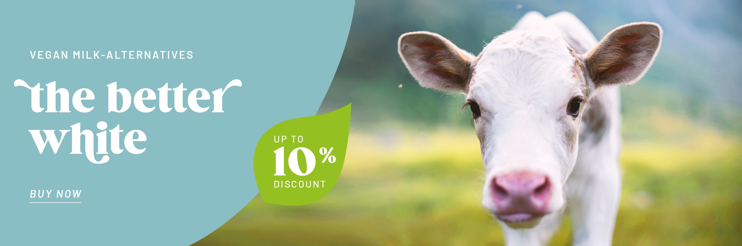 Order vegan milk-alternatives with up to 10% discount