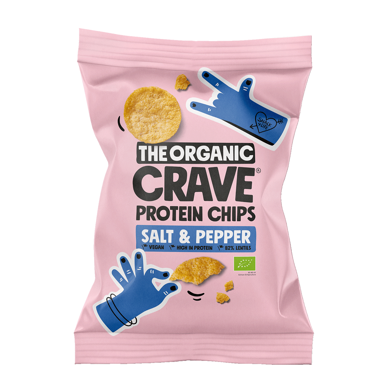Protein Chips Salt & Pepper, Organic, 75g