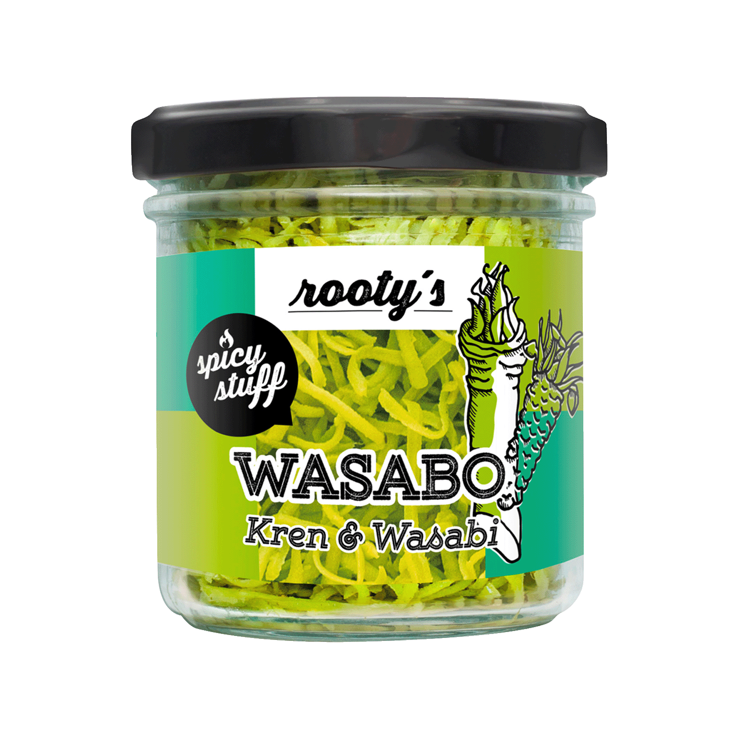 Wasabo Horseradish & Wasabi, 50g