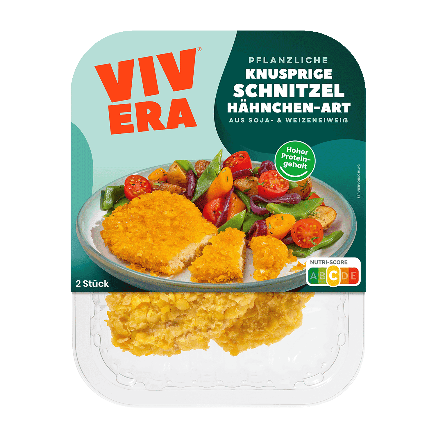 pflanzliche knusprige Schnitzel Hähnchen-Art, 200g