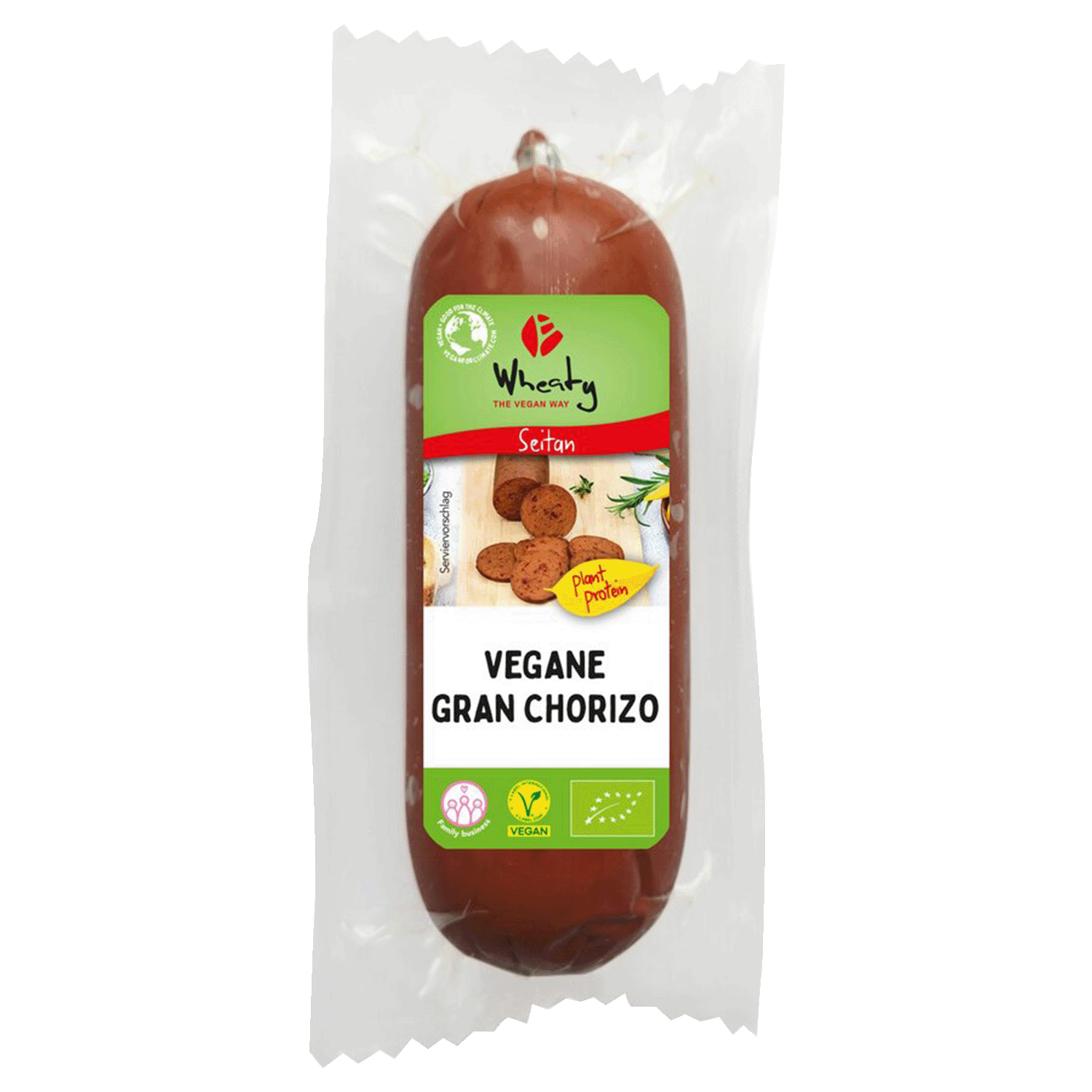 Vegan Gran Chorizo, Organic, 200g