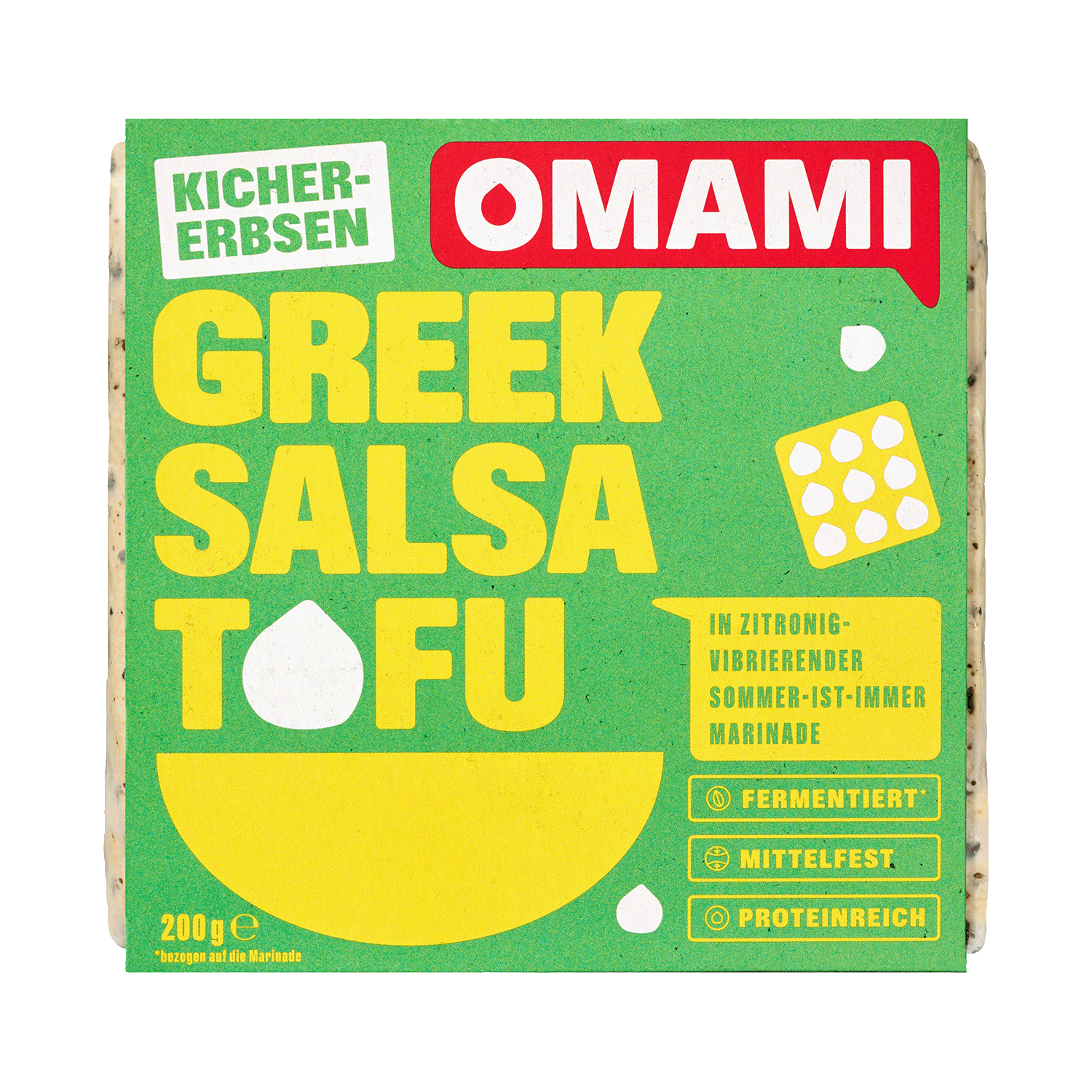 Chickpea Tofu Greek salsa, 200g