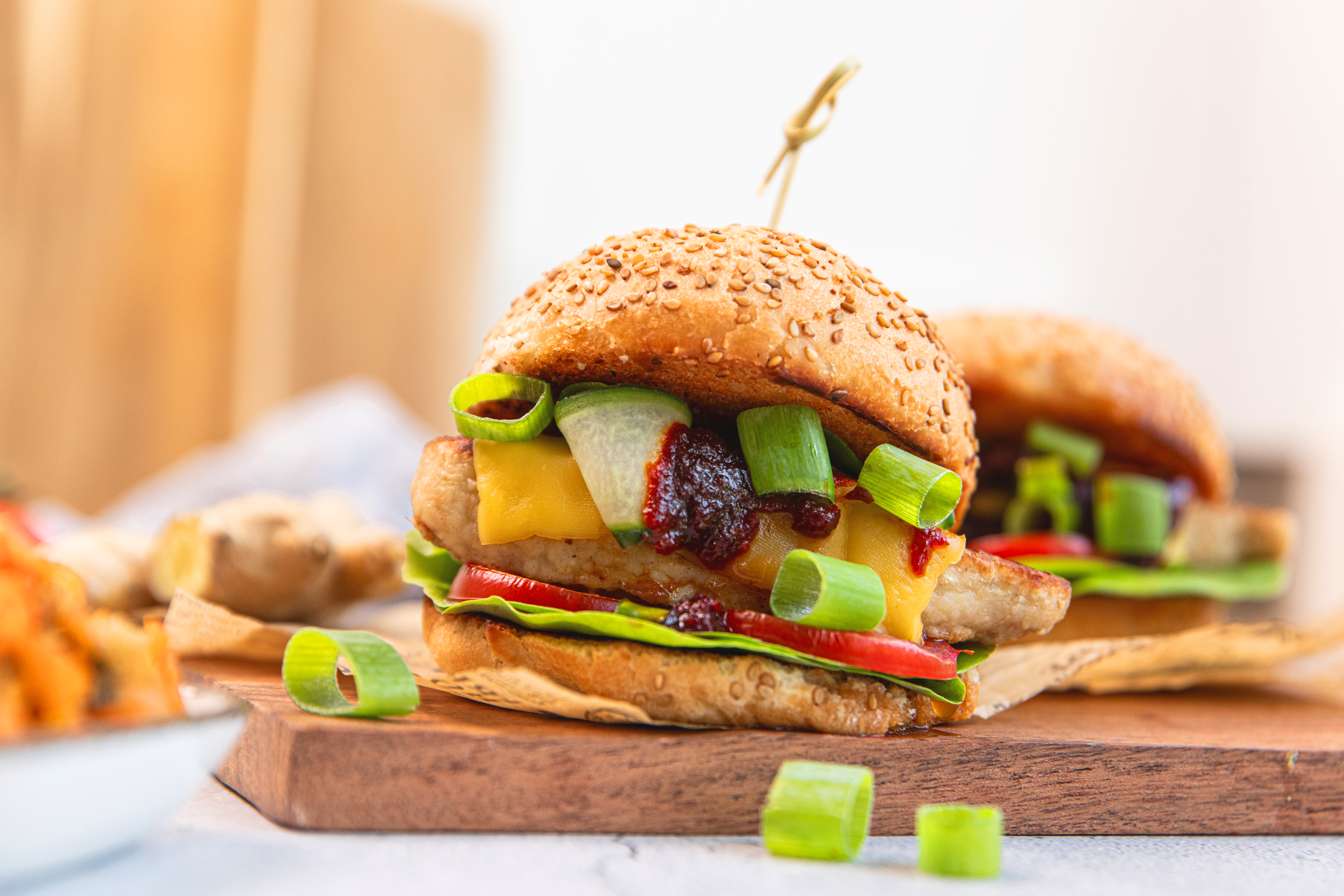 Korean BBQ Burgers 