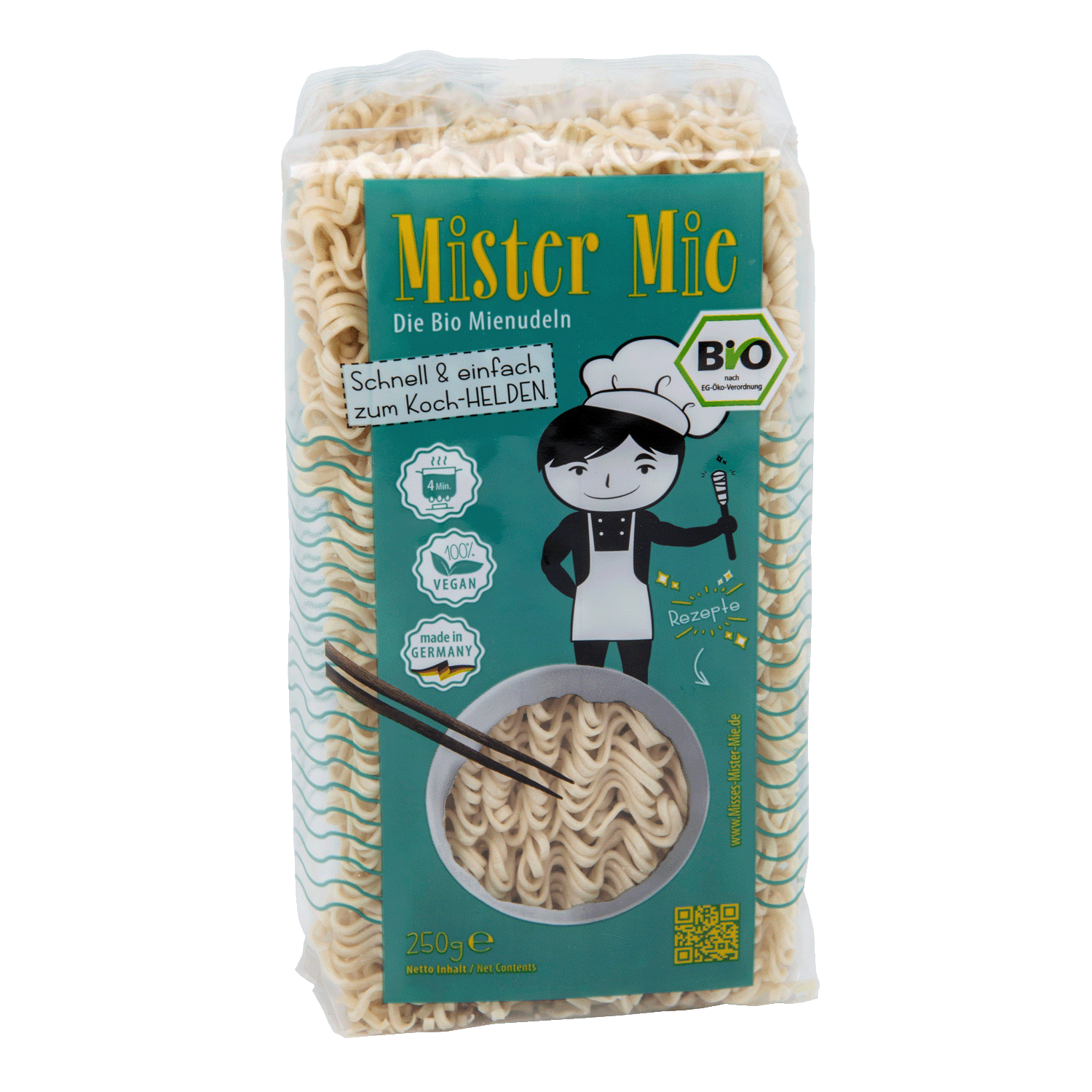 Mie noodles, Organic, 250g