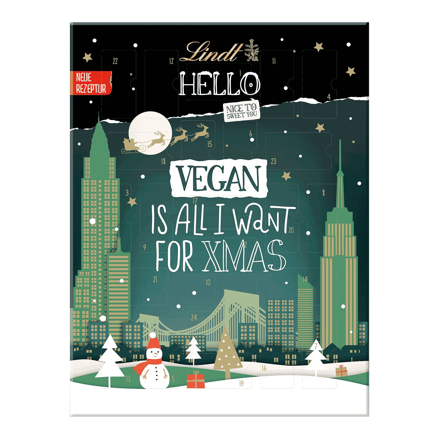 HELLO Advent calendar vegan, 228g