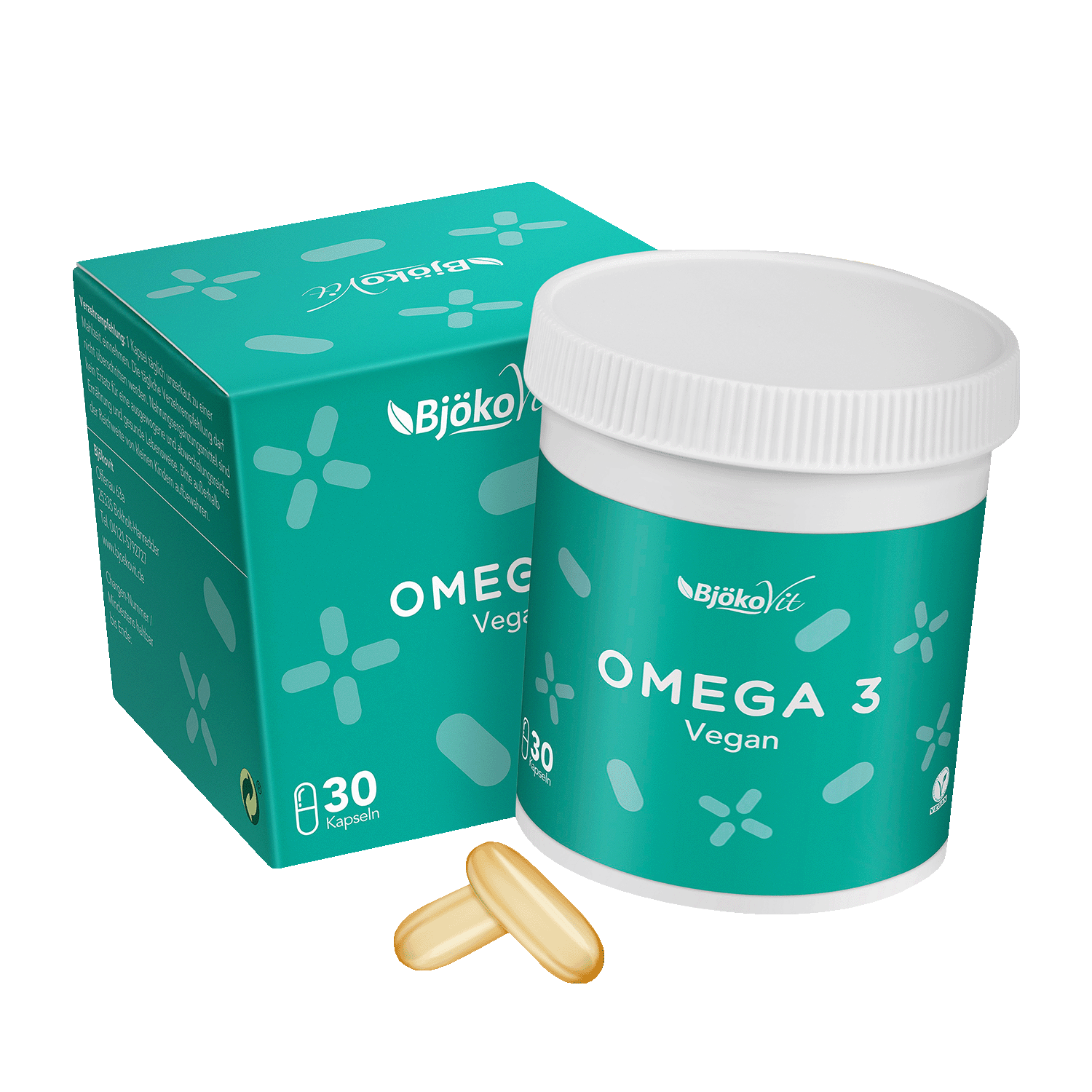 Omega 3 vegan, 30 Kapseln, 35.5g