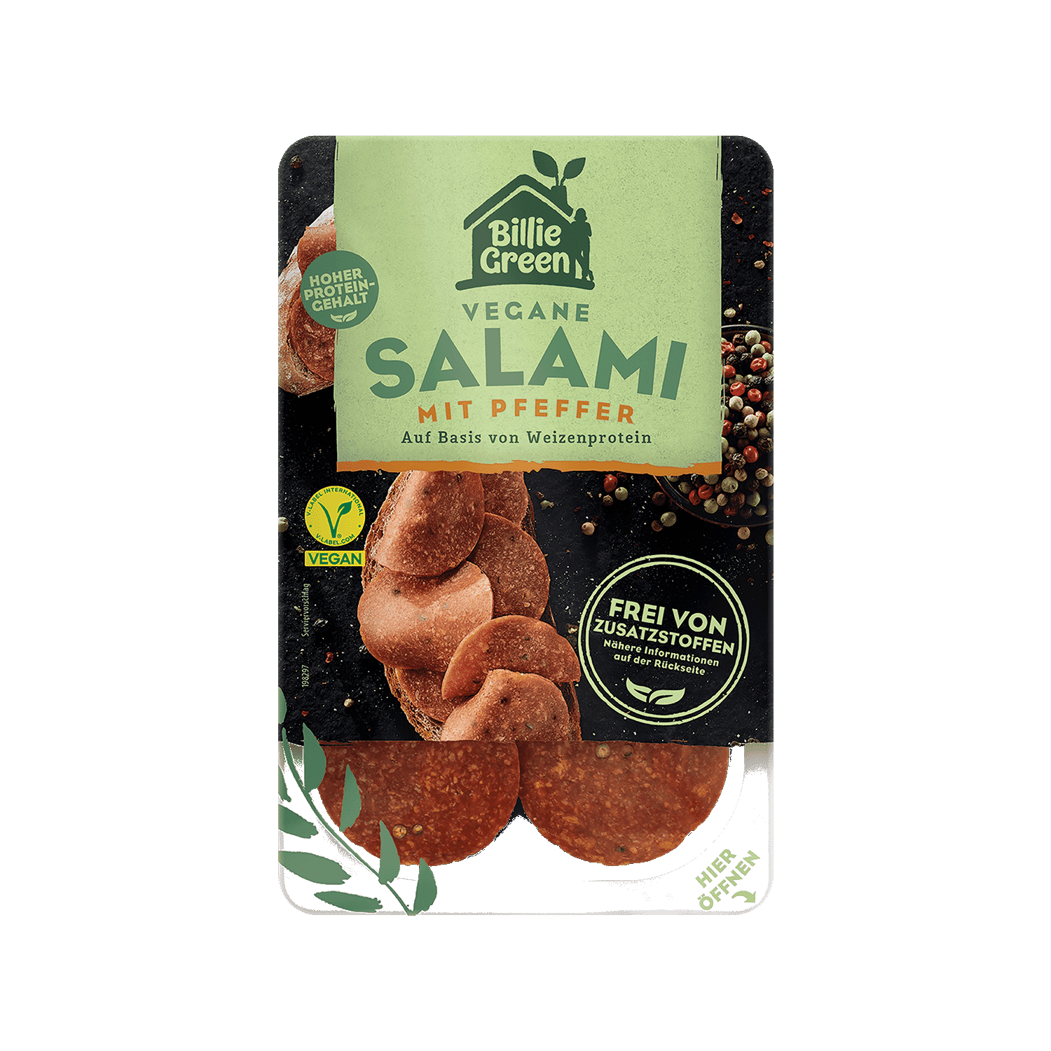 Vegan Salami With Pepper, 70g