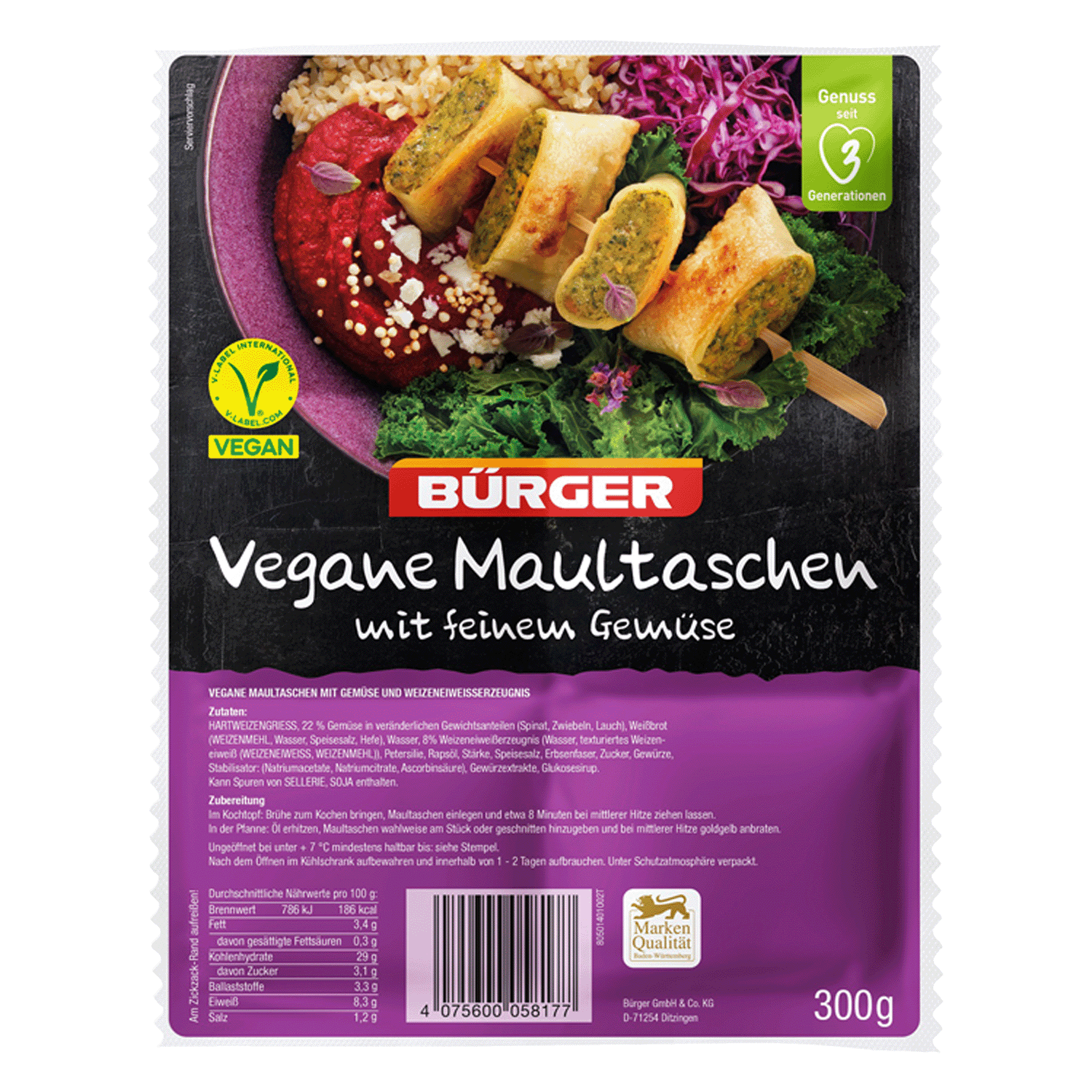 Vegan Dumplings, 300g