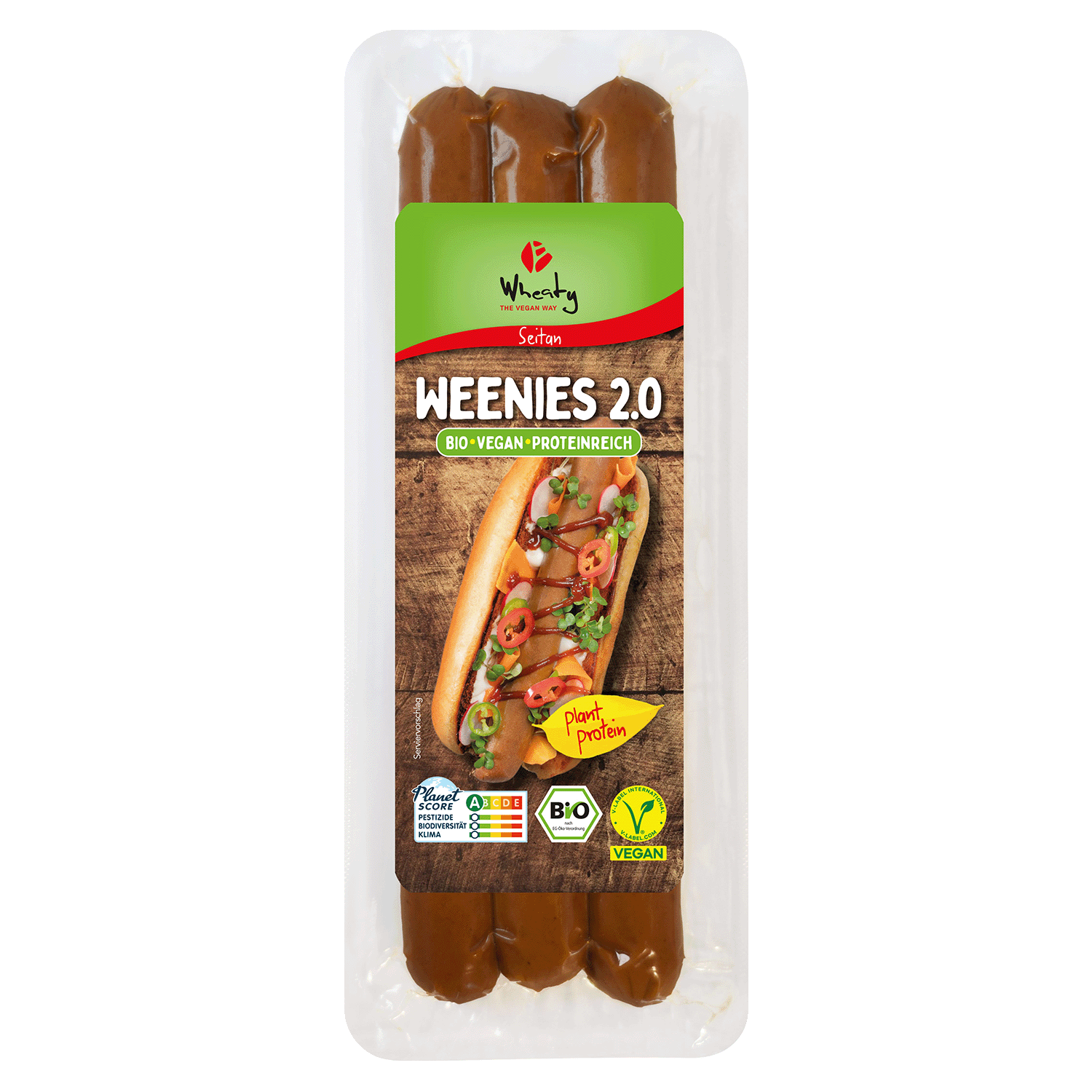 Vegane Weenies 2.0, BIO, 150g