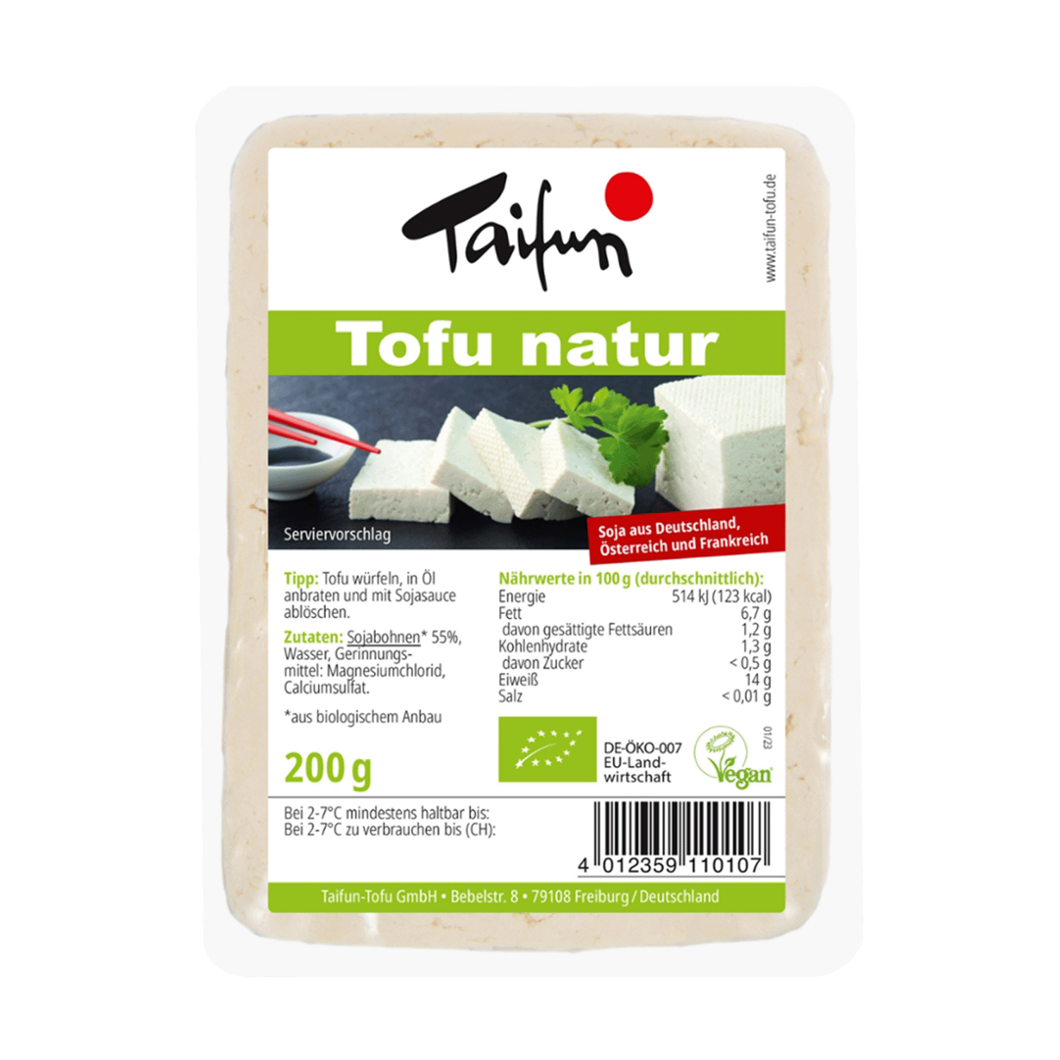 Tofu Natural, Organic, 200g