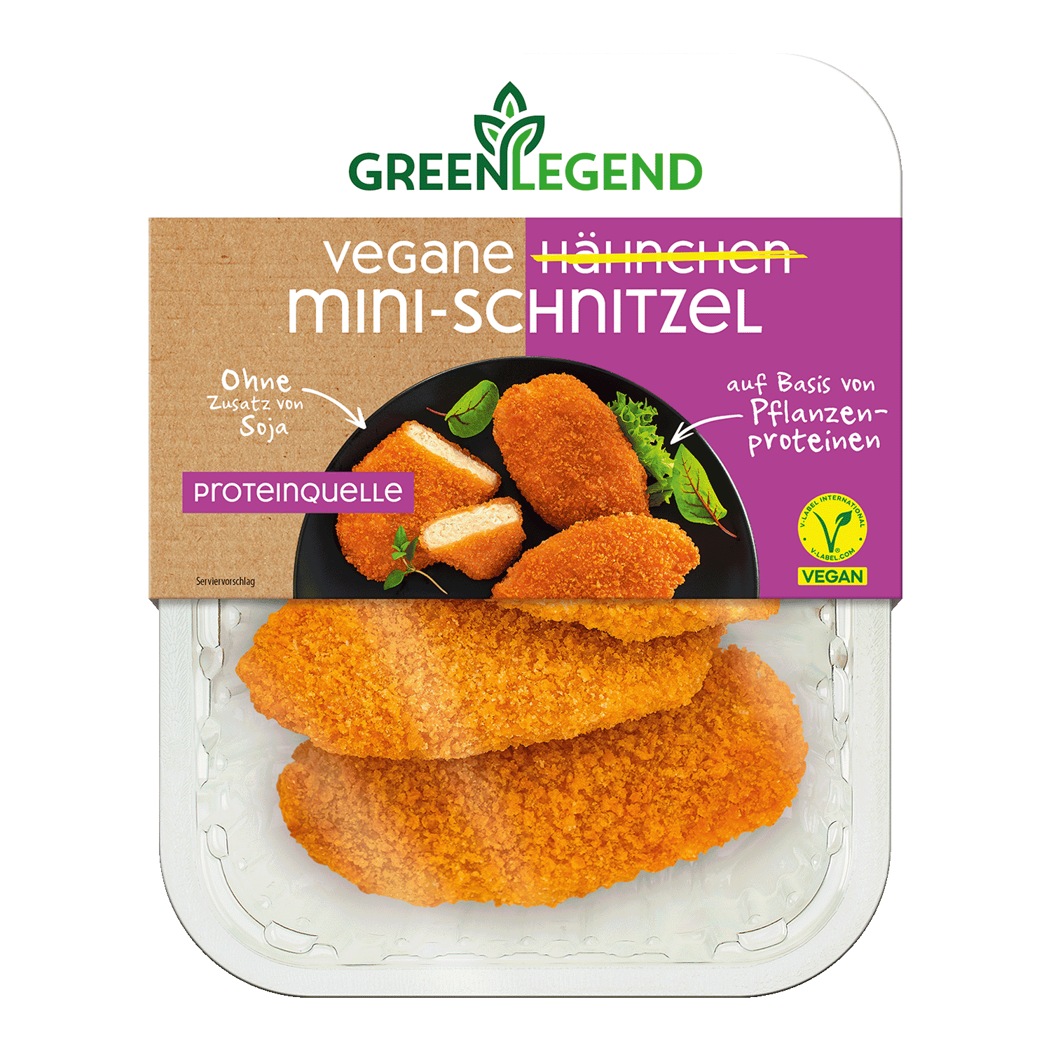 Vegane Hähnchen Mini-Schnitzel, 150g