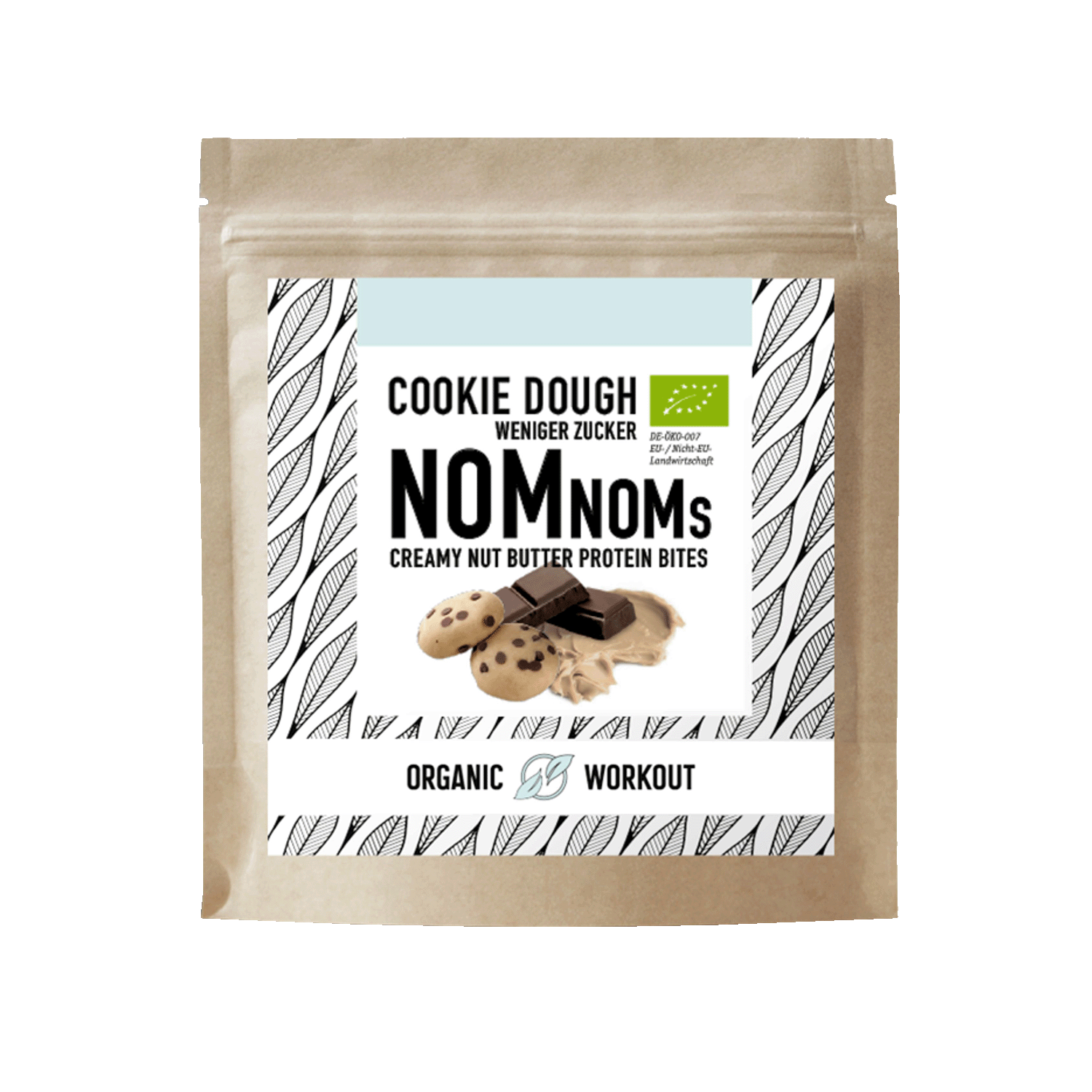 Cookie Dough Protein NomNoms, Organic, 45g