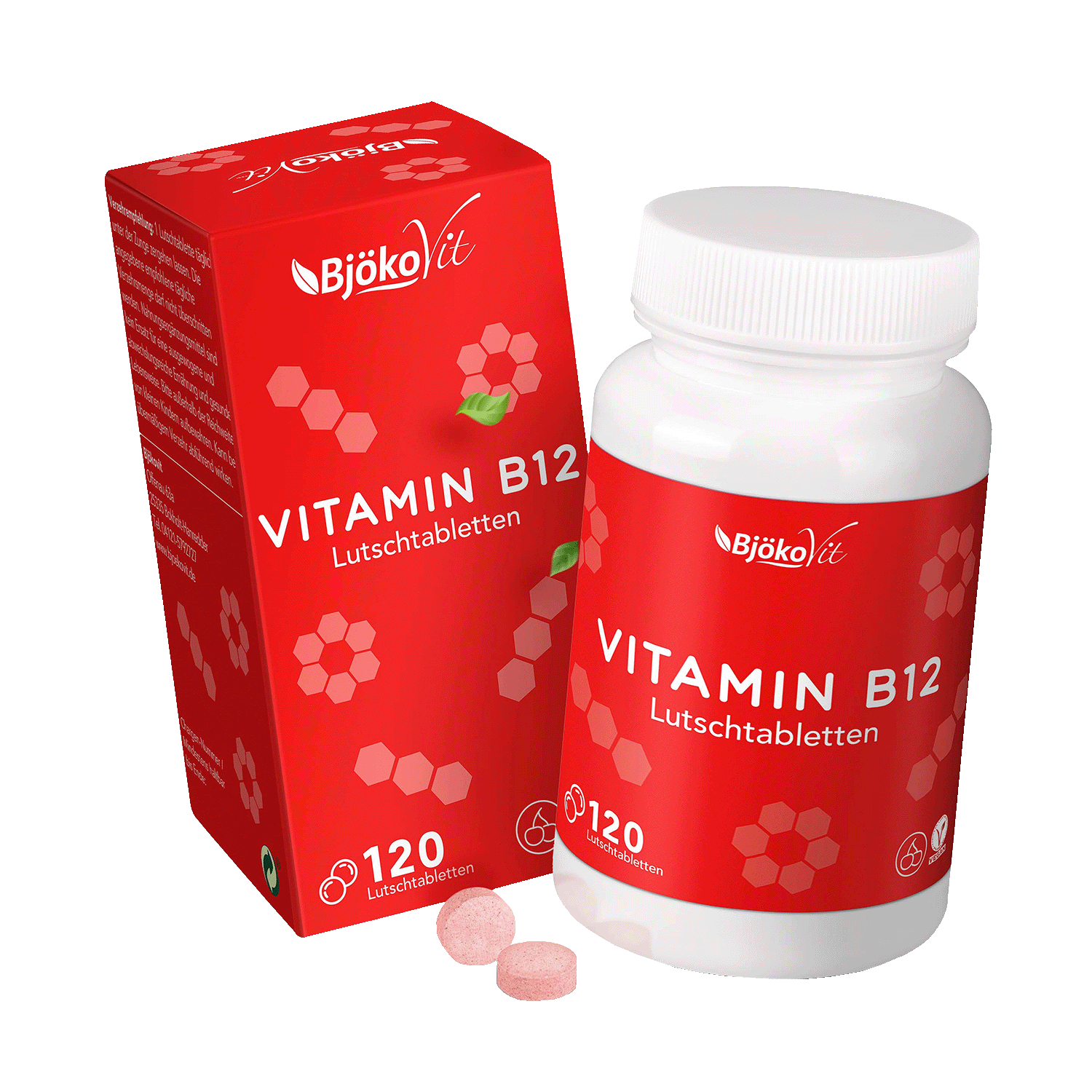 Vitamin B12 lozenges, 120 Tablets, 82.8g