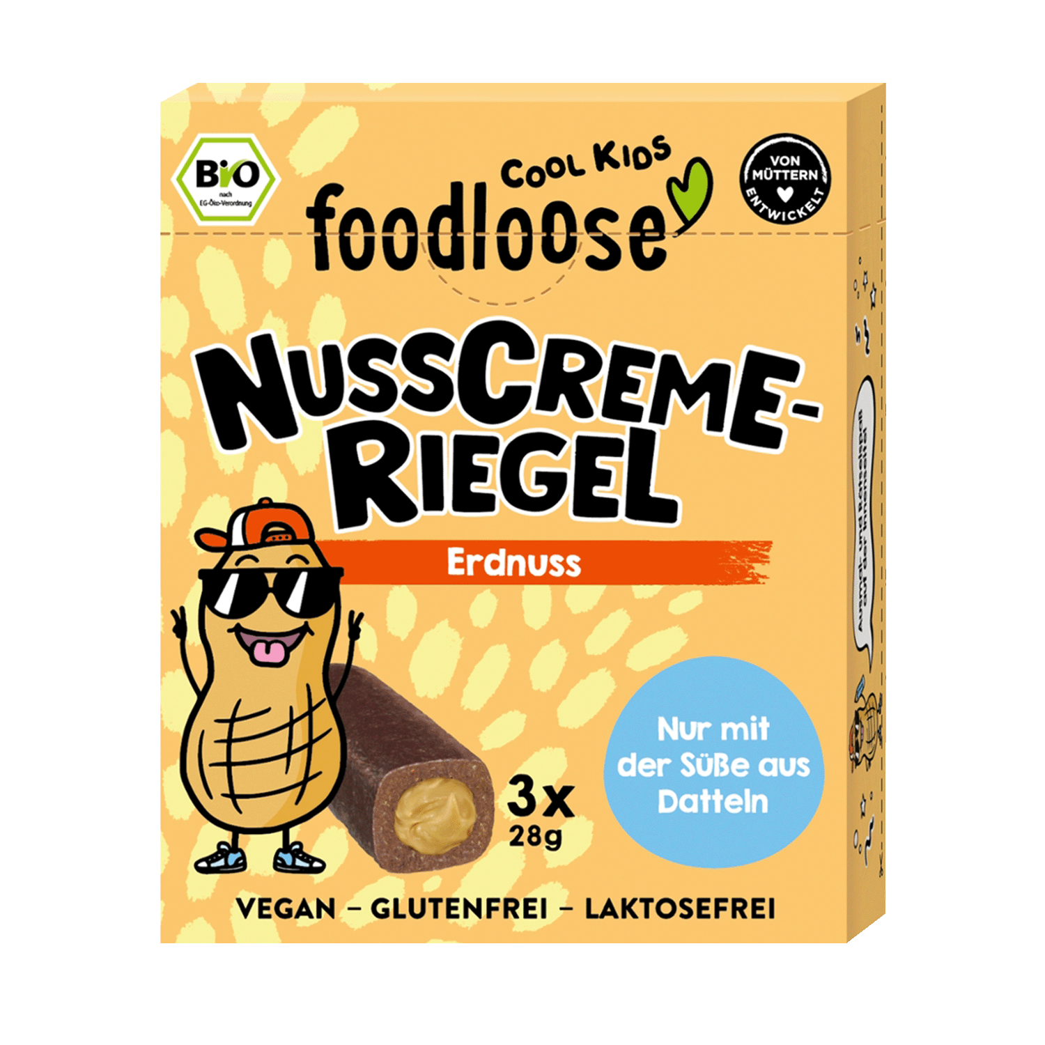 Nut Cream Bar With Peanut Butter Filling, Organic, 84g