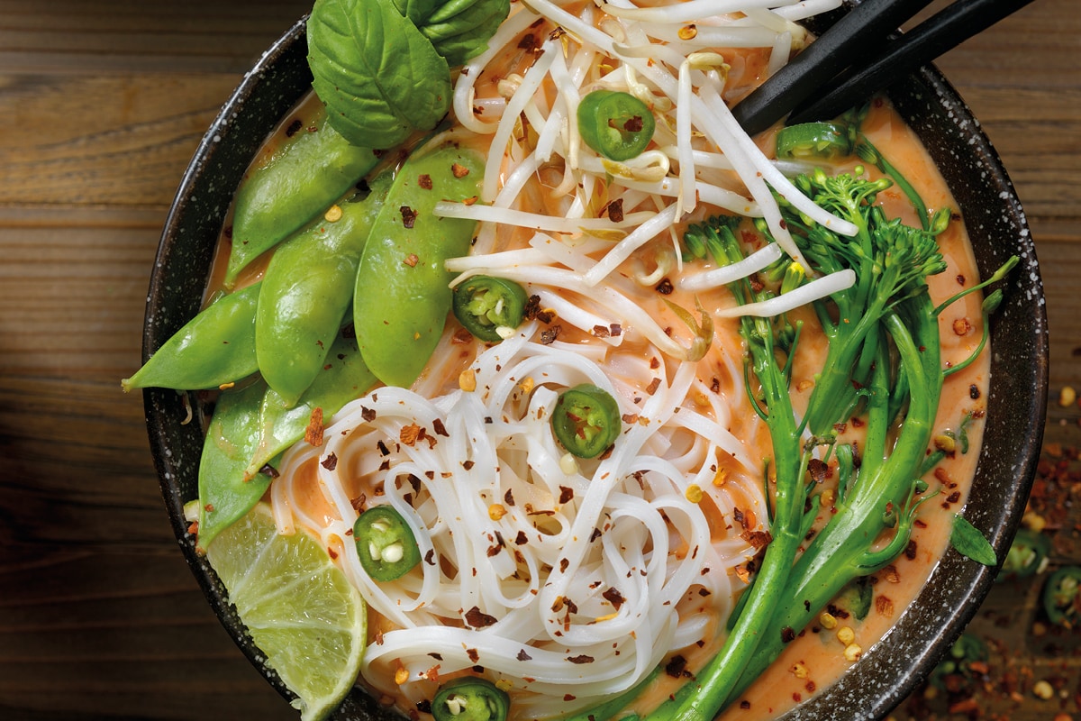 Vietnamese vegetable Pho