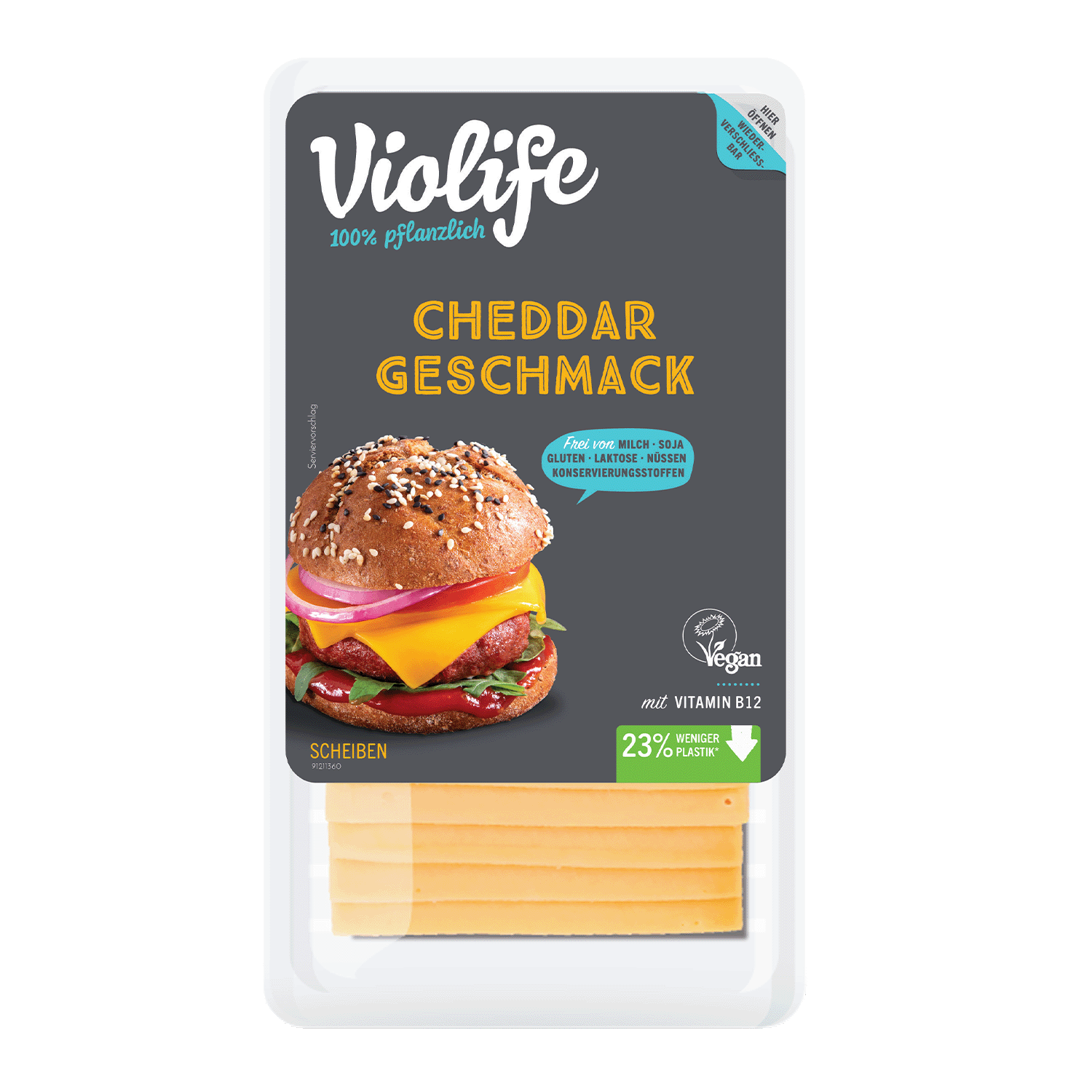 Slices With Cheddar Flavour, 140g