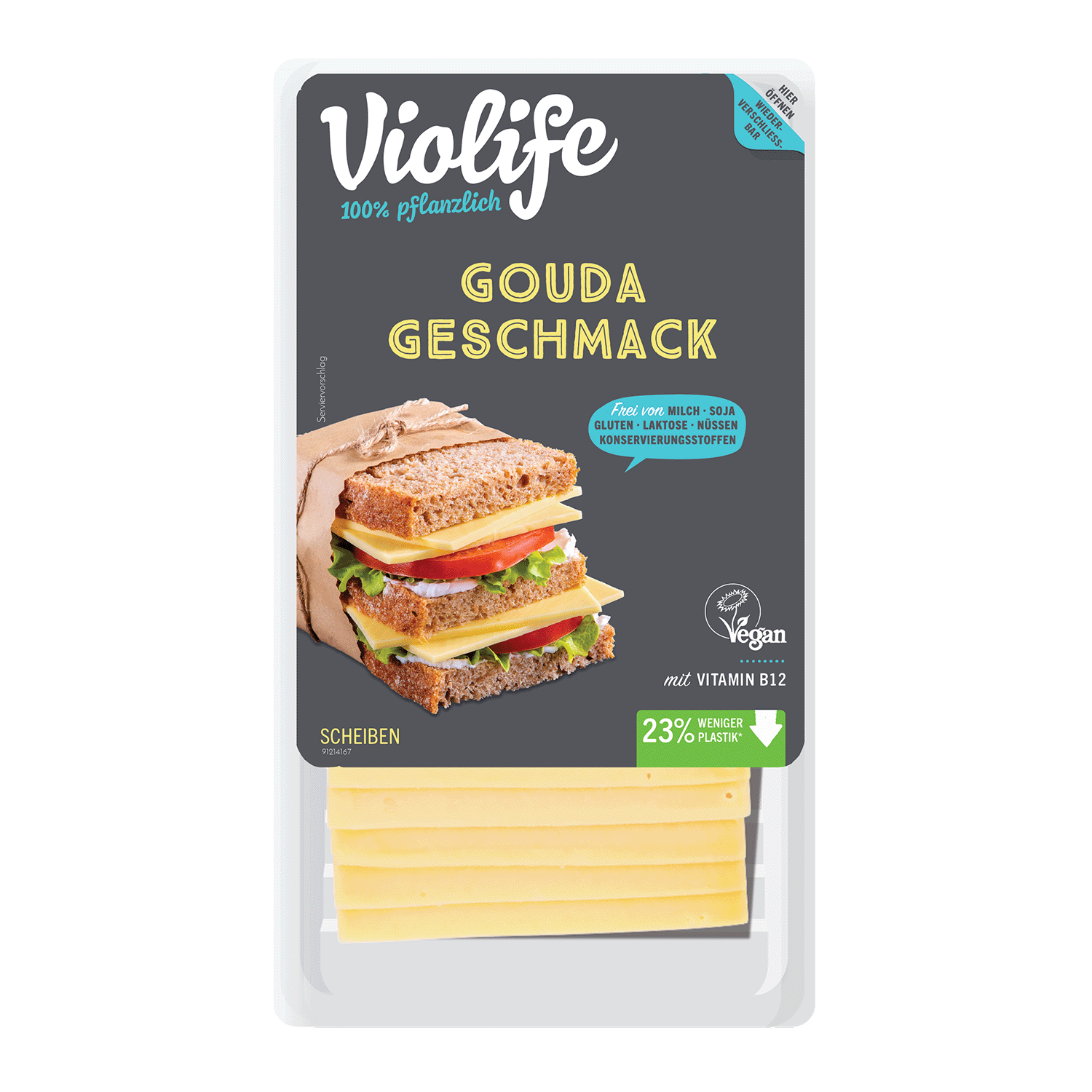 Scheiben Gouda Geschmack, 140g